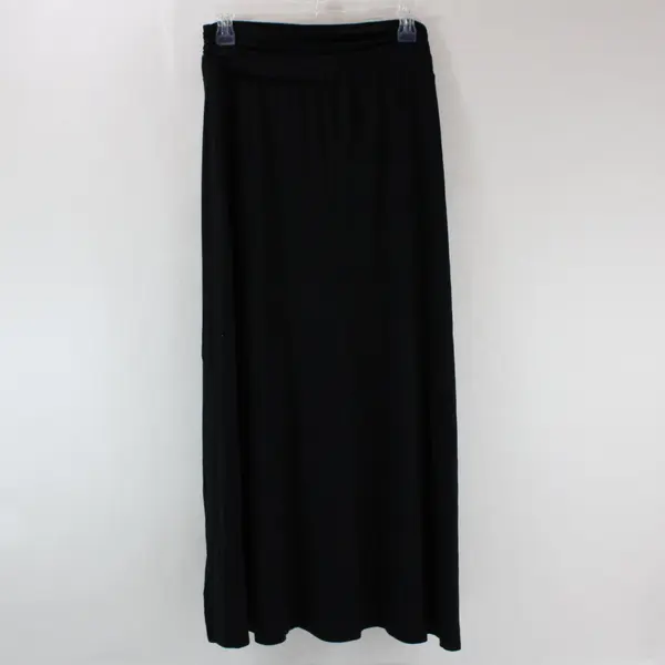 Merona Women's Black Maxi Skirt Size Small Side Slits