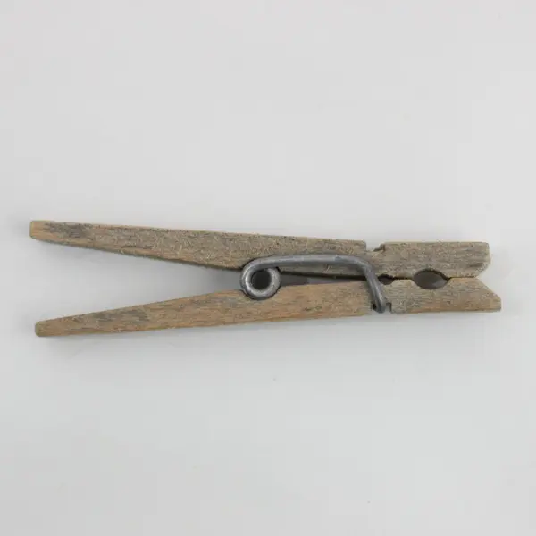 Lot of 28 Primitive Rustic Wooden Clothespins Craft Decor