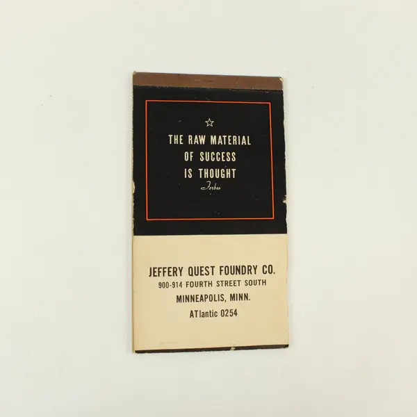 Vintage 1942 Jeffery Quest Foundry Co. Advertising Notebook Minneapolis MN