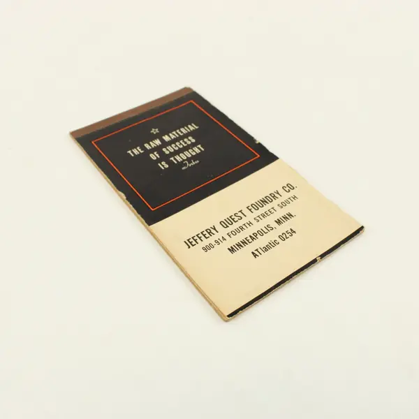Vintage 1942 Jeffery Quest Foundry Co. Advertising Notebook Minneapolis MN