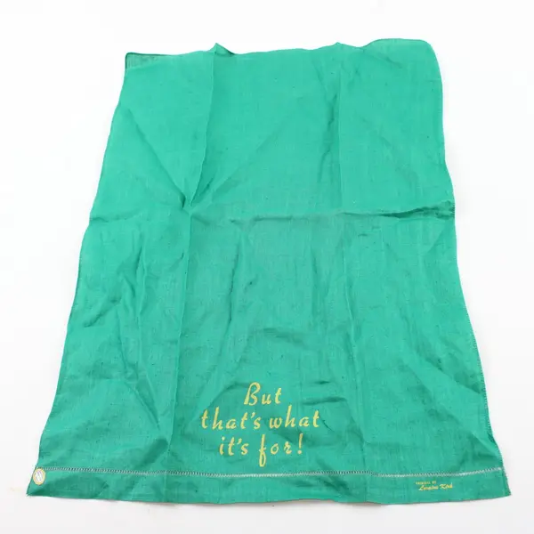 Lorraine Roth Lot of 4 Assorted Cloth Dinner Napkins Embroidered Floral Green