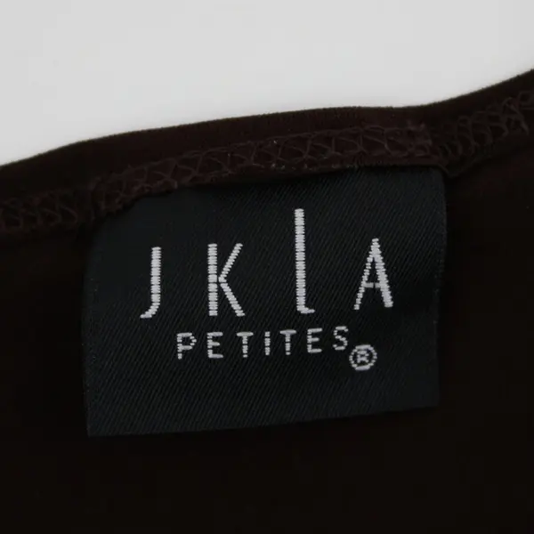 JKLA Petites Women's Brown Sleeveless Top Size M
