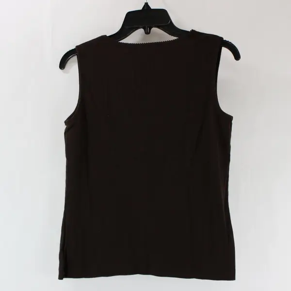 White Stag Women's Dark Brown Sleeveless Tank Top M 8-10