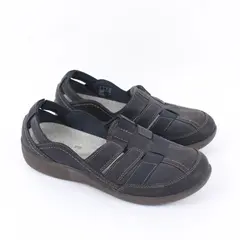 Clarks Cloudsteppers Women's 7.5 Navy Blue Hook & Loop Walking Shoes