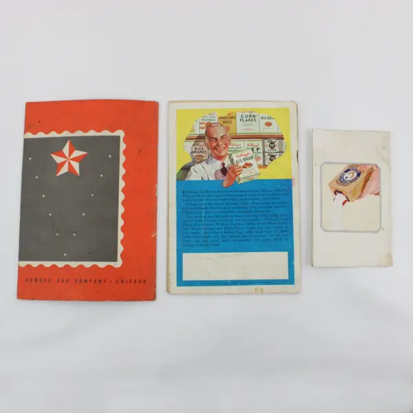 Lot of 3 Vintage Recipe Booklets 1930 1938 Arm & Hammer Armour