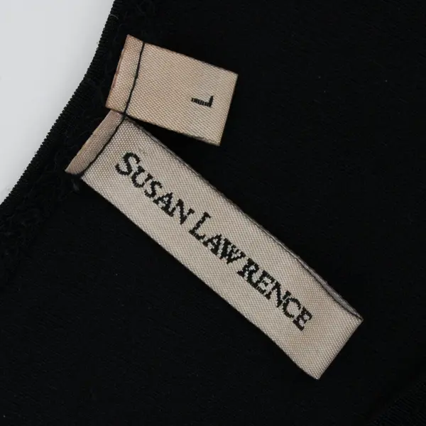 Susan Lawrence Women's Black Sleeveless Blouse Size L
