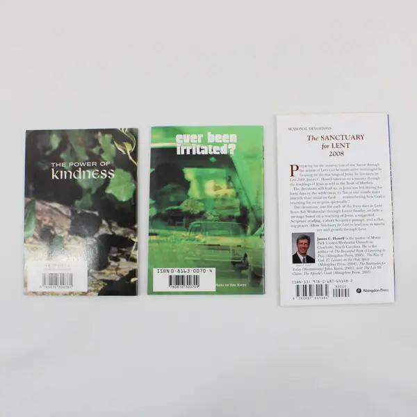 3 Booklets Power of Kindness Ever Been Irritated Sanctuary for Lent 2008