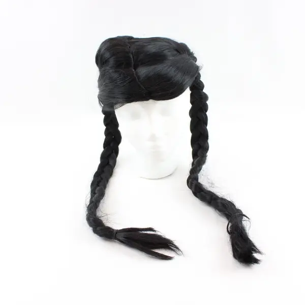 Spirit Child Wednesday Addams Costume Wig Black Braids