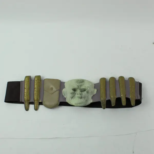 Utility Belt Costume Prop Cosplay Accessory Black Brown Gold