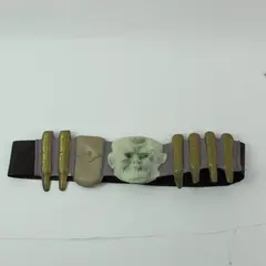 Utility Belt Costume Prop Cosplay Accessory Black Brown Gold