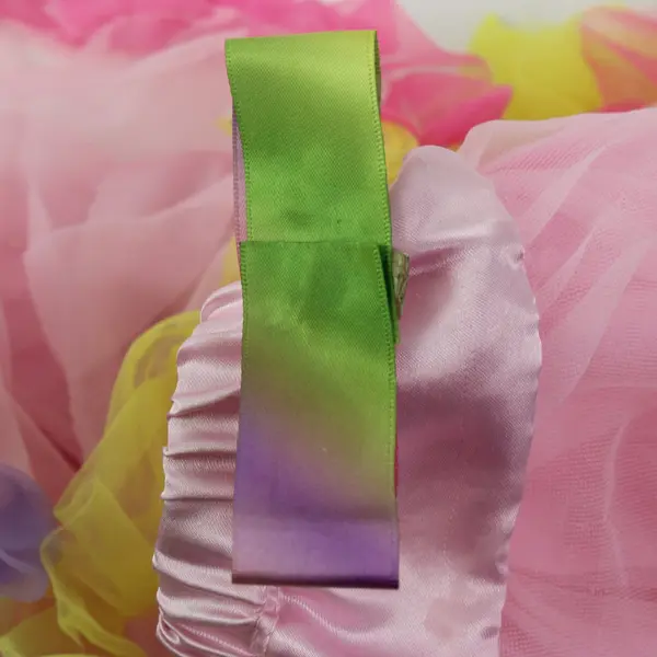 Pochew Girls Rainbow Tulle Tutu Skirt Pastel Ruffle Dress Up Costume
