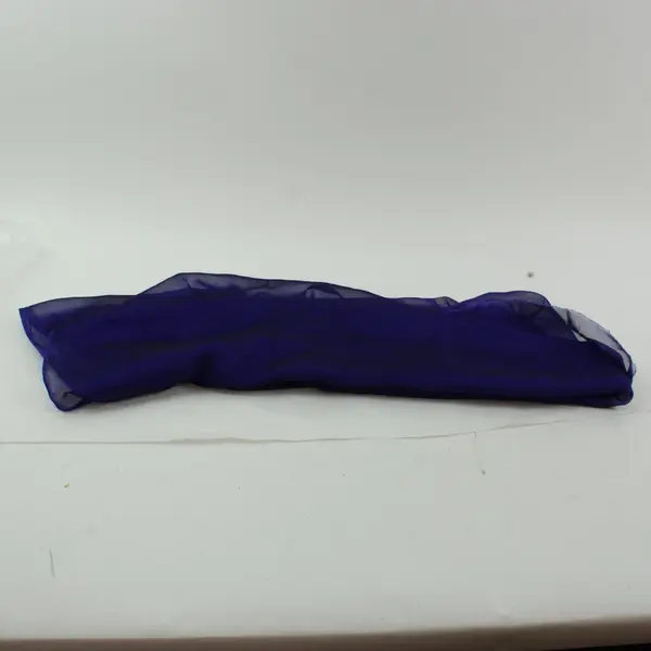 Dark Purple Lightweight Frayed-End Scarf Wrap 44 x 23 in