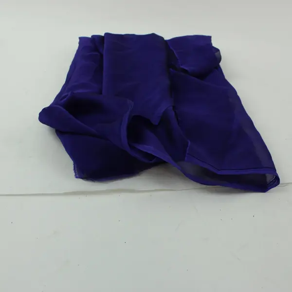 Dark Purple Lightweight Frayed-End Scarf Wrap 44 x 23 in
