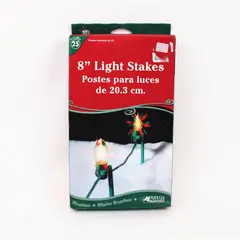 Adams 8-Inch Christmas Light Stakes 25 Count Outdoor Decor