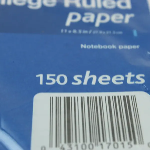 Office Depot College Ruled Paper 8.5x11 3-Hole 2-Pack 300 Sheets