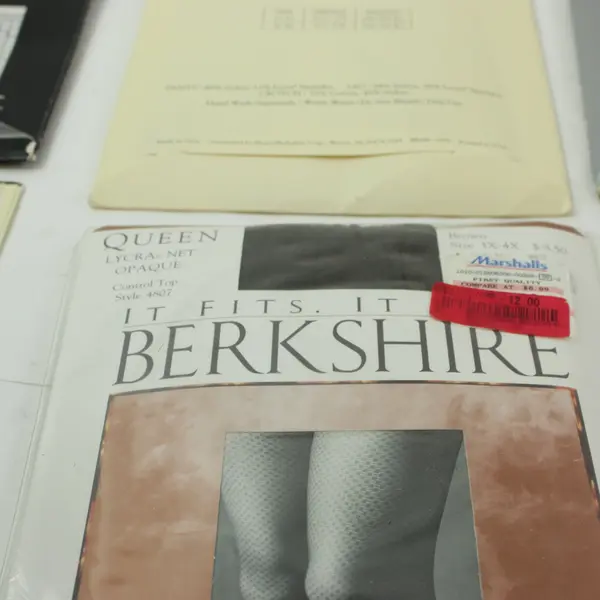 Lot of 5 Women's Pantyhose George Berkshire Christian Dior Sizes 2XL-5/6XL