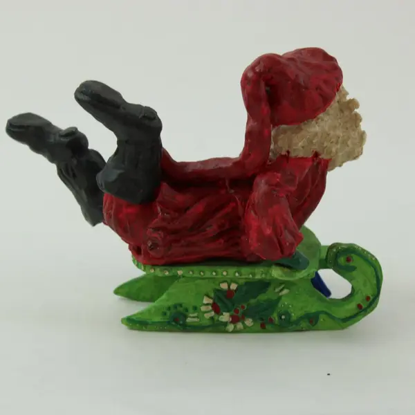 Silvestri Santa Claus Sleigh Wine Bottle Holder Christmas Decor