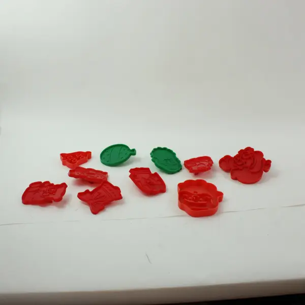 Lot of 10 Christmas Cookie Cutters Holiday Baking Seasonal Crafts