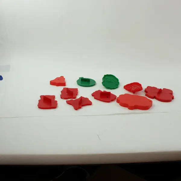 Lot of 10 Christmas Cookie Cutters Holiday Baking Seasonal Crafts