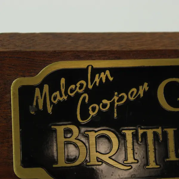 Malcolm Cooper Great British Pubs Desk Name Plate Collectible