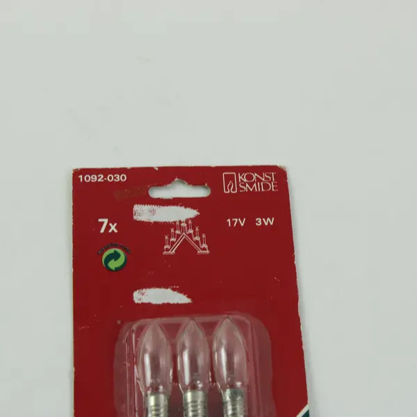 Konst Smide Christmas Bulbs 4 Packs 12 Bulbs 17V 23V 3W 1092-030 1094