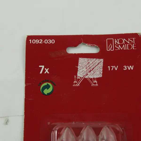 Konst Smide Christmas Bulbs 4 Packs 12 Bulbs 17V 23V 3W 1092-030 1094