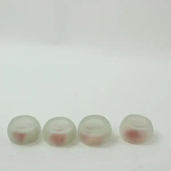 Dept. 56 2000 Peppermint Votive Candle Glass Holders Set of 4