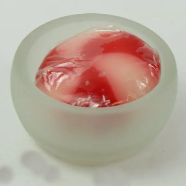 Dept. 56 2000 Peppermint Votive Candle Glass Holders Set of 4