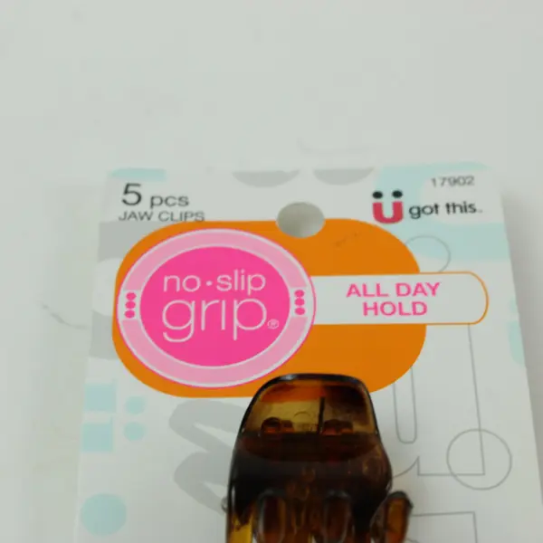 Scunci 5-Piece Jaw Hair Clips Set New with Tags