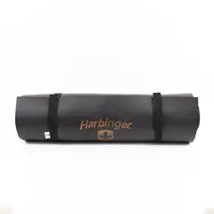 Harbinger DuraFoam Exercise Mat 72" Black Rolled Fitness Yoga