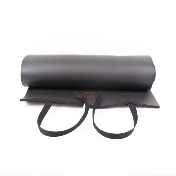Harbinger DuraFoam Exercise Mat 72" Black Rolled Fitness Yoga