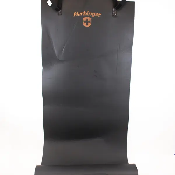 Harbinger DuraFoam Exercise Mat 72" Black Rolled Fitness Yoga
