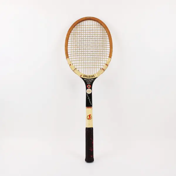 Spalding Mercer Beasley Signature Model Vintage Wooden Tennis Racquet