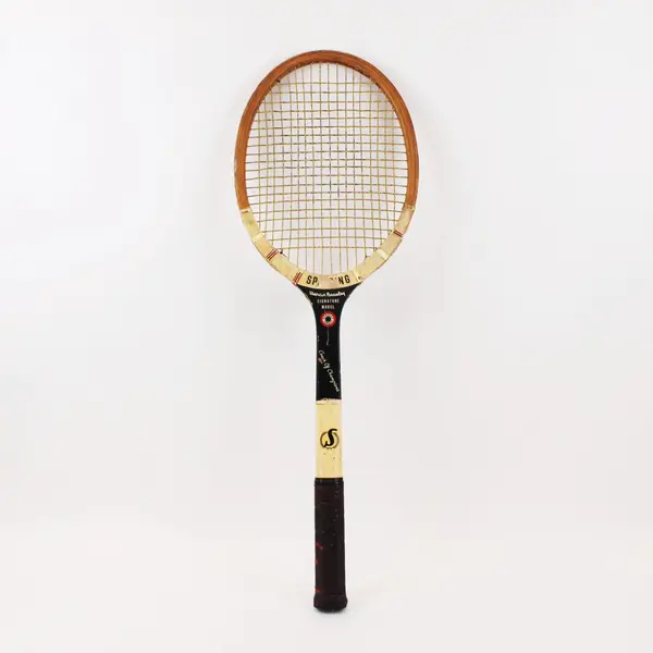 Spalding Mercer Beasley Signature Model Vintage Wooden Tennis Racquet