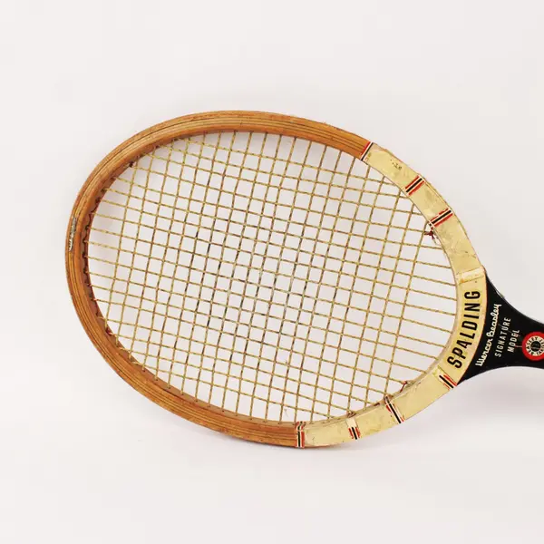 Spalding Mercer Beasley Signature Model Vintage Wooden Tennis Racquet
