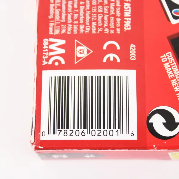 Mattel UNO Card Game Customizable Wild Cards Family Game 2-10 Players