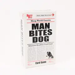 University Games Man Bites Dog Hilarious Headline Card Game 2-6 Players