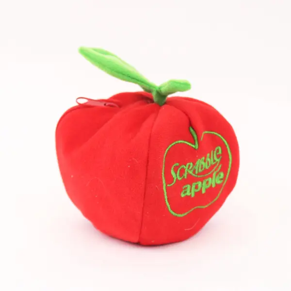 Scrabble Apple Game Parker Brothers Red Travel Game