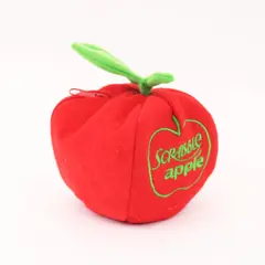 Scrabble Apple Game Parker Brothers Red Travel Game