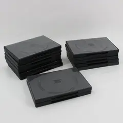 Mixed Lot of 13 Empty DVD Cases Replacement Storage Cases Black