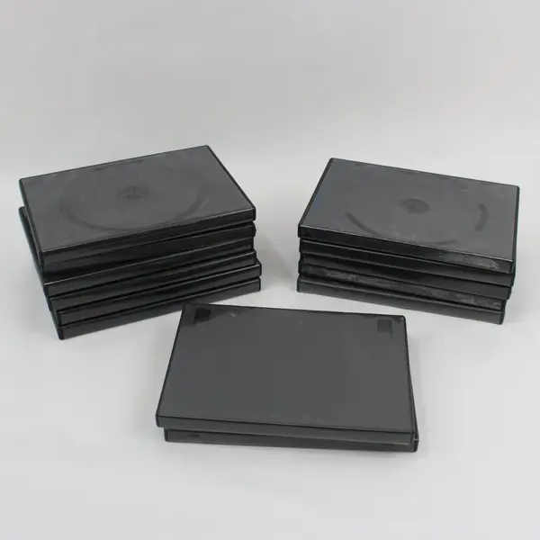 Mixed Lot of 13 Empty DVD Cases Replacement Storage Cases Black