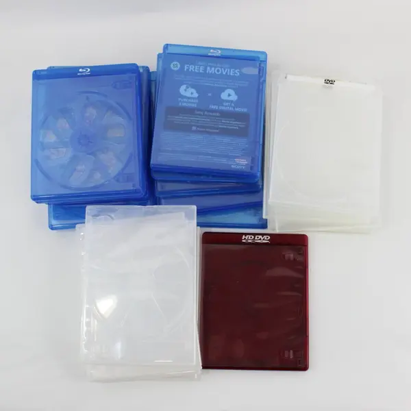 Lot of 24 Empty DVD Blu-ray HD DVD Keep Cases Replacement Media Storage