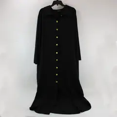 ILLord 718-DXMAXI Women's Black Dolman Button Maxi Dress 1X