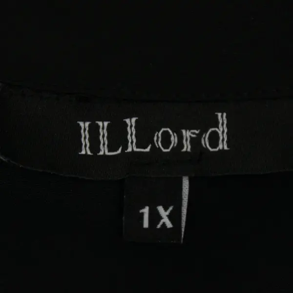 ILLord 718-DXMAXI Women's Black Dolman Button Maxi Dress 1X