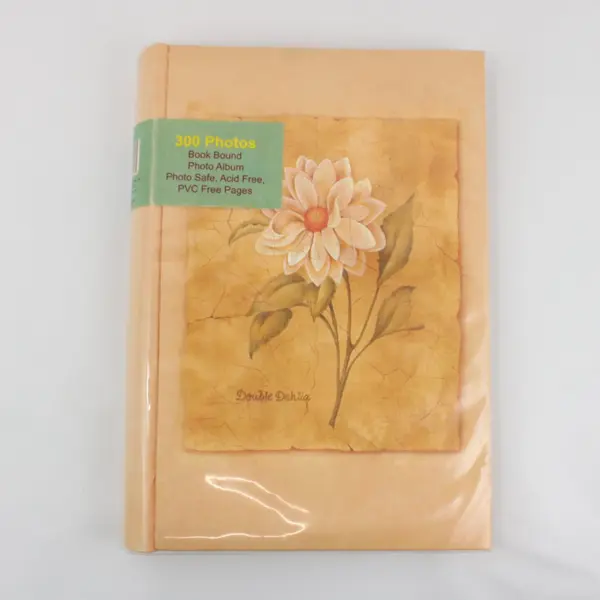 Double Dahlia 300 Photo Book-Bound Album Acid-Free PVC-Free Pages