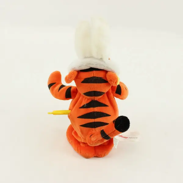 Disney Store Winnie the Pooh Tigger Easter Plush Bunny Ears Wind-Up 9"