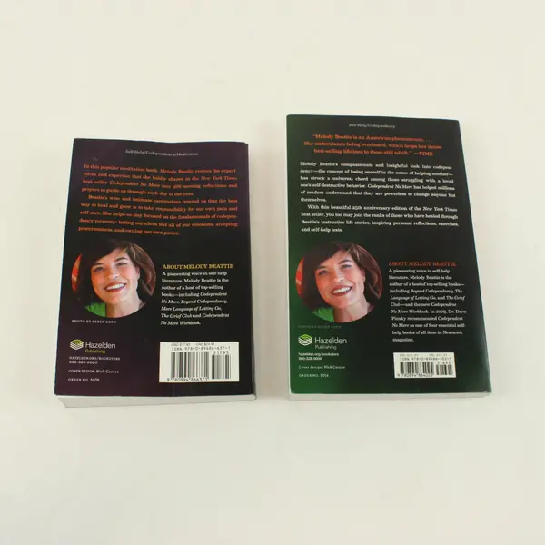 Lot of 2 Melody Beattie Codependency Books Paperback 1990 & 25th Anniversary