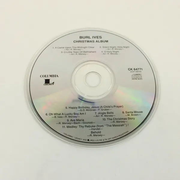 Burl Ives Christmas Album CD 1995 #CK64771 Legacy Columbia