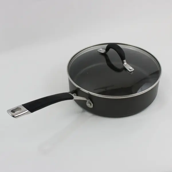 Circulon 3 Qt Hard-Anodized Nonstick Sauté Pan With Lid