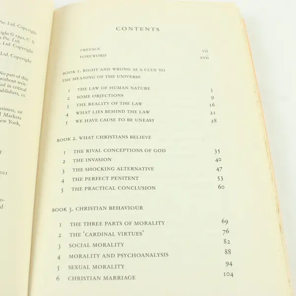 Mere Christianity by C S Lewis 2001 Paperback Features Rational Case for Faith